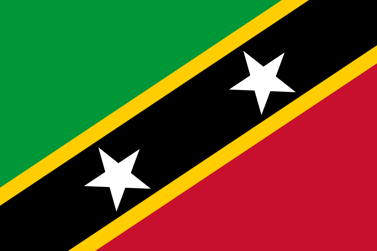 St kitts ve nevis bayrak